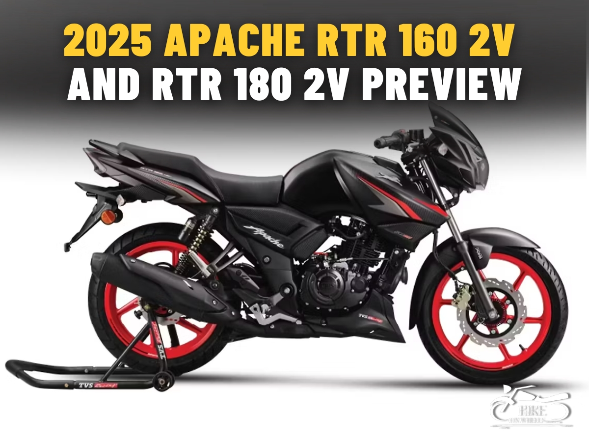 TVS Shows Preview of 2025 Apache RTR 160 2V and RTR 180 2V Before Release