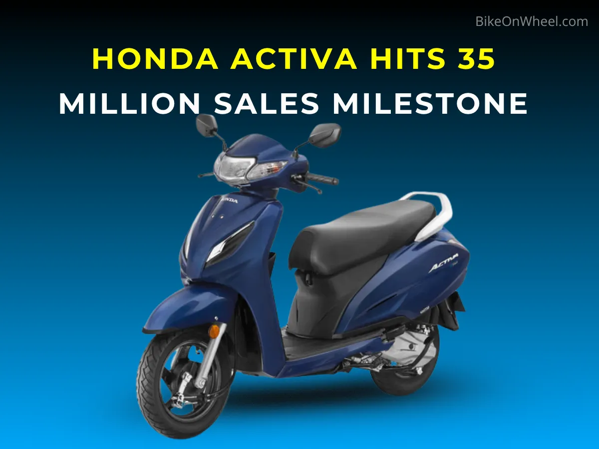 Honda Activa Hits 35 Million Sales Milestone in India