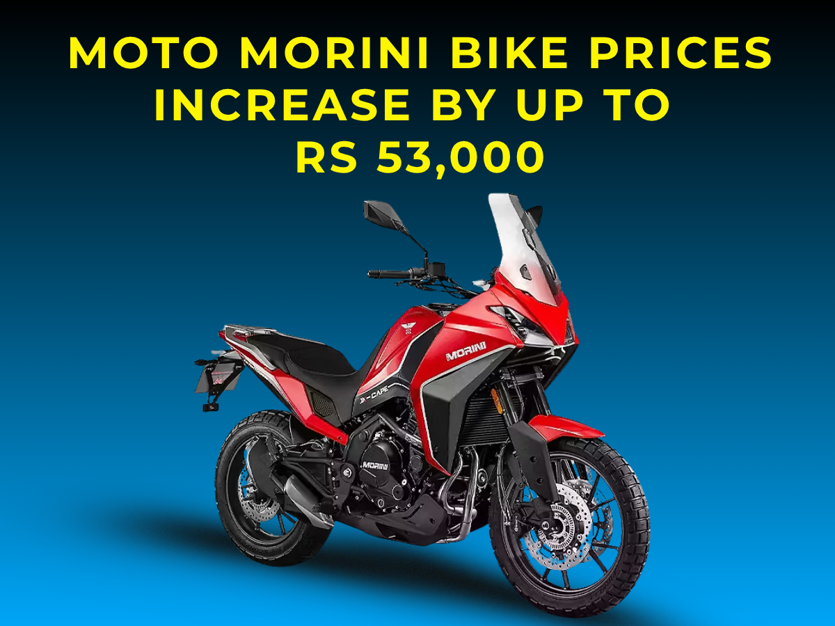 Moto Morini Bike Prices Increase By Up To Rs 53,000