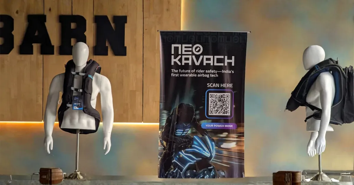 NeoKavach Launches India's First Rider Airbag Vest