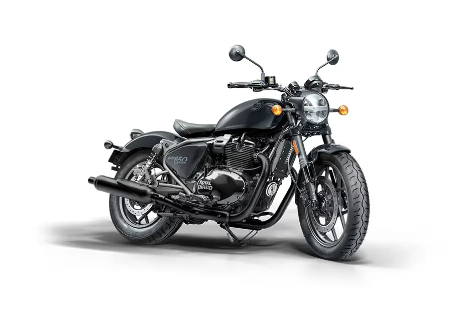 Royal Enfield Shotgun 650 Stencil White Black
