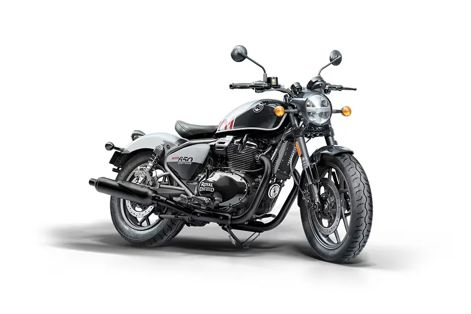 Royal Enfield Shotgun 650 Stencil White White
