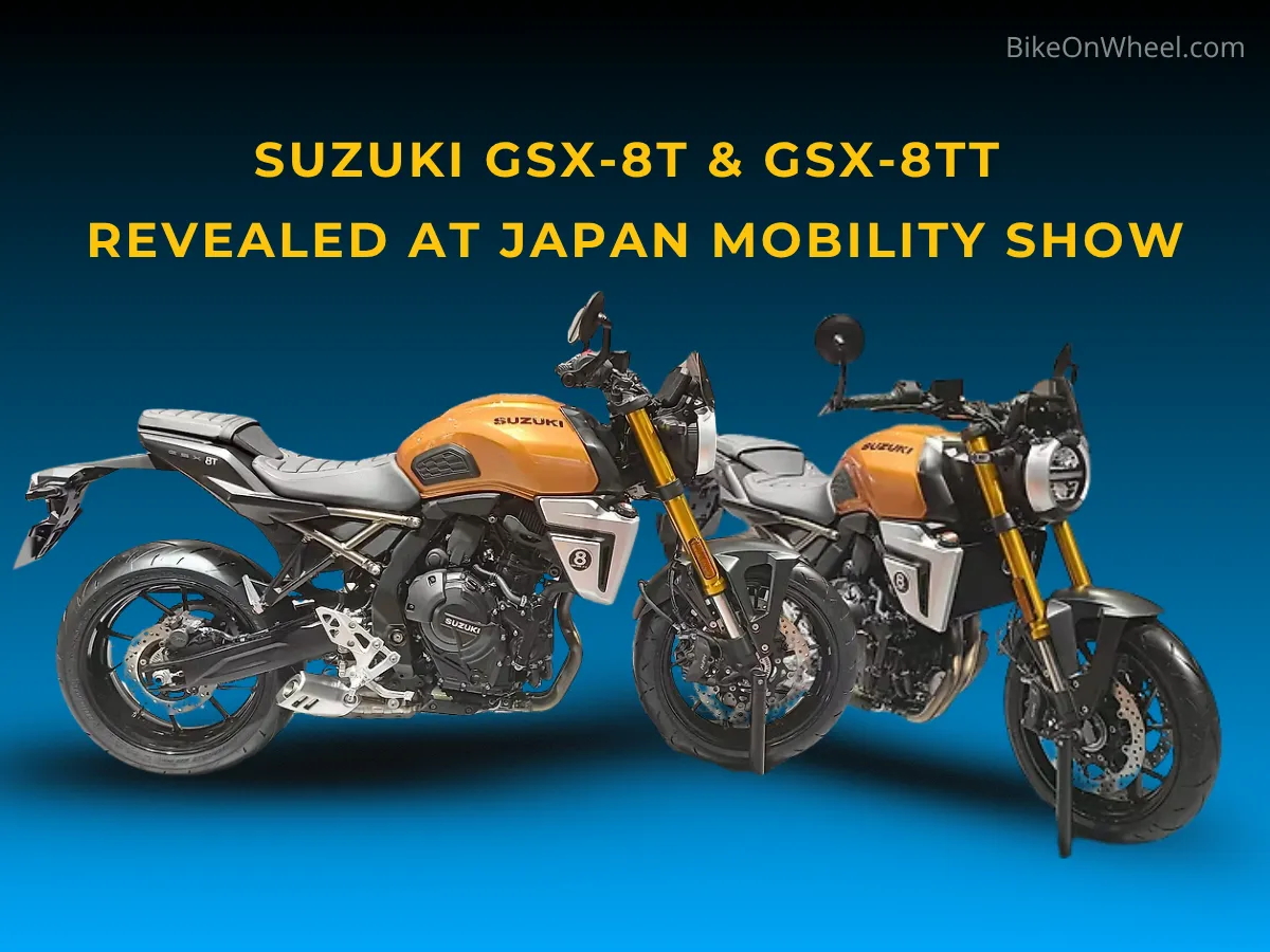 Suzuki GSX-8T & GSX-8TT Unveiled at Japan Mobility Show