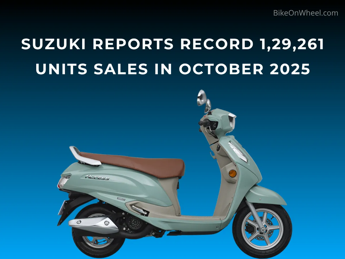 Suzuki Reports Record 1,29,261 Units Sales in October 2025