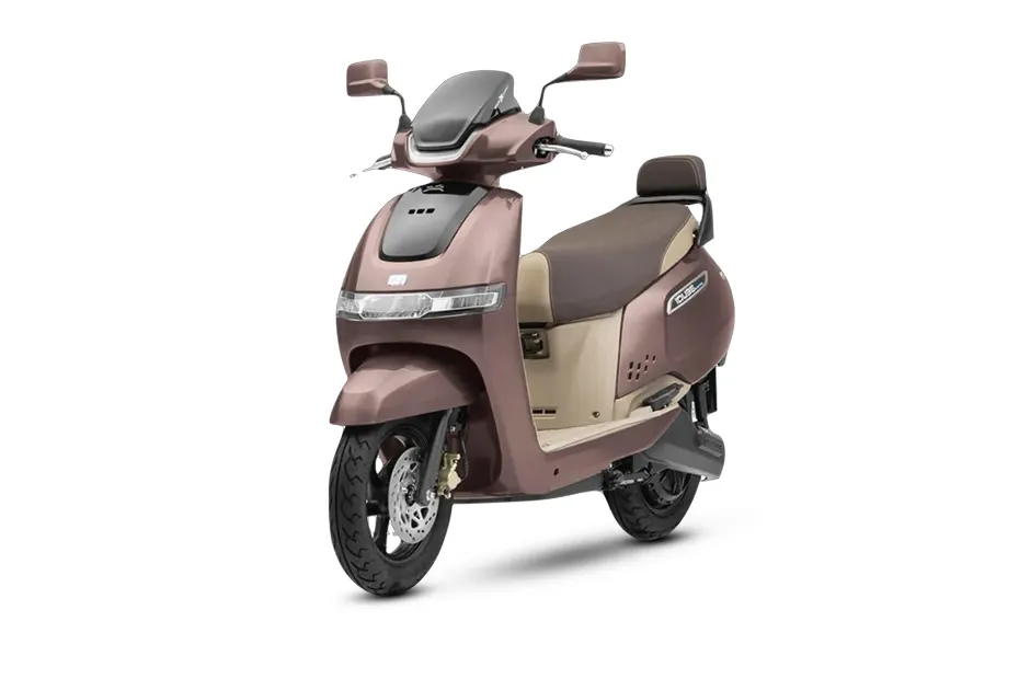 TVS iQube Brown-Beige