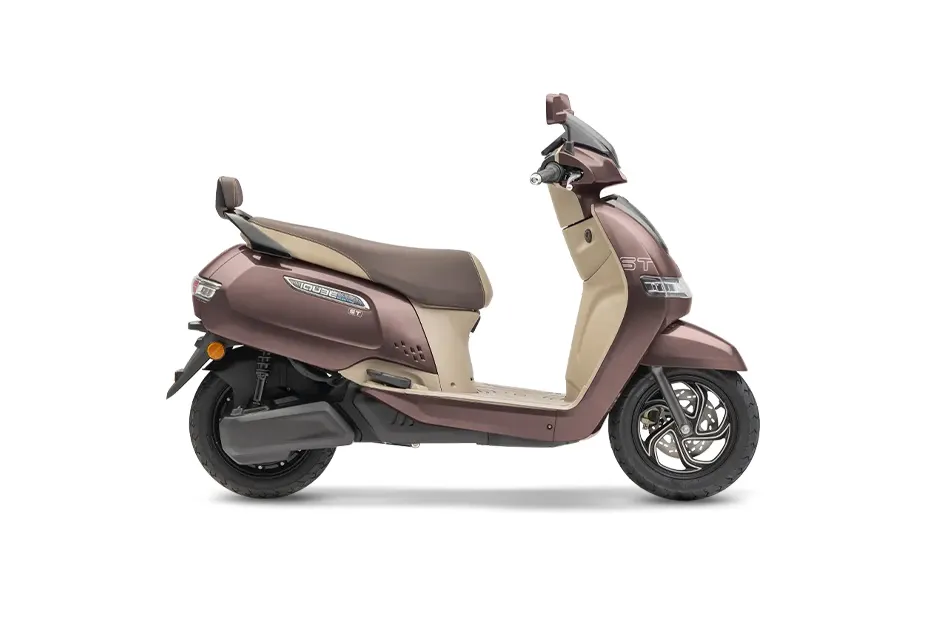 TVS iQube ST Brown
