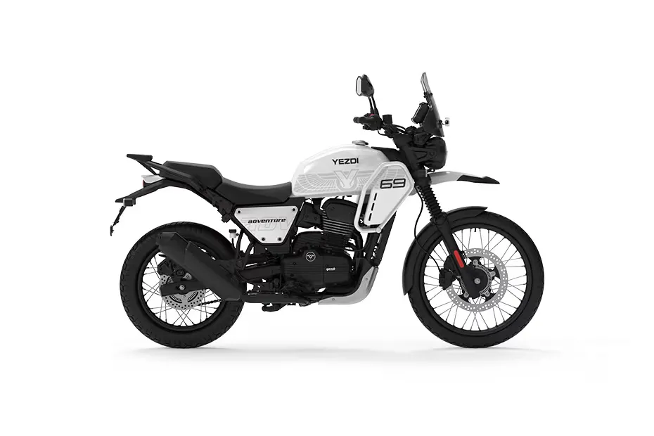 Yezdi Adventure White