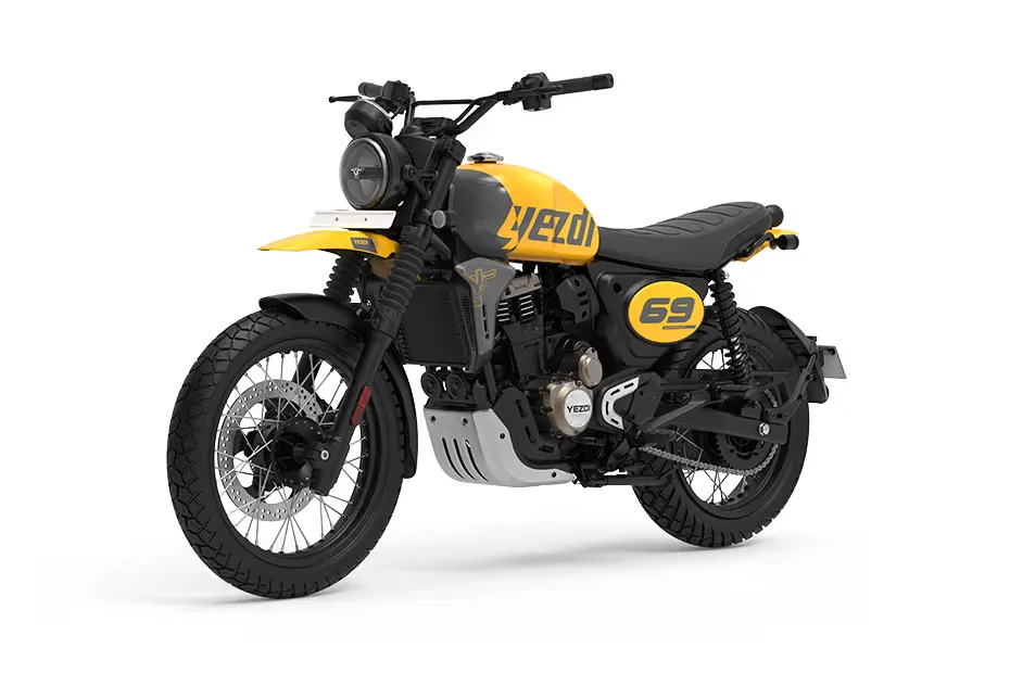 Yezdi Scrambler 350 Yellow